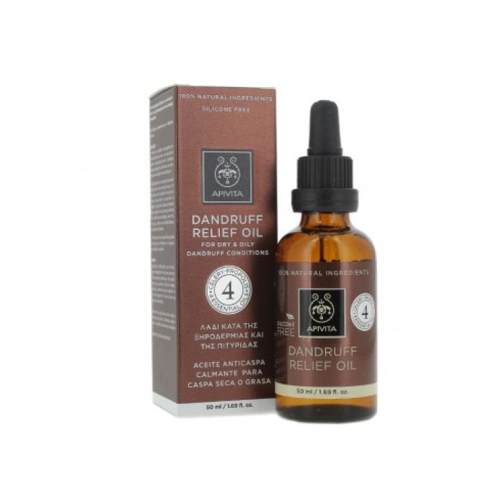 APIVITA OIL PRE-SHAMPOO DANDRUFF RELIEF 4 OLIO ESSENZIALE 50 ML/19 - farmacialombardia.it
