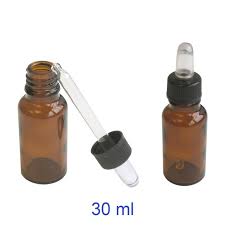 FLACONE DI VETRO DA 50 ML + CONTAGOCCE A SIGILLO 10 PEZZI - farmacialombardia.it