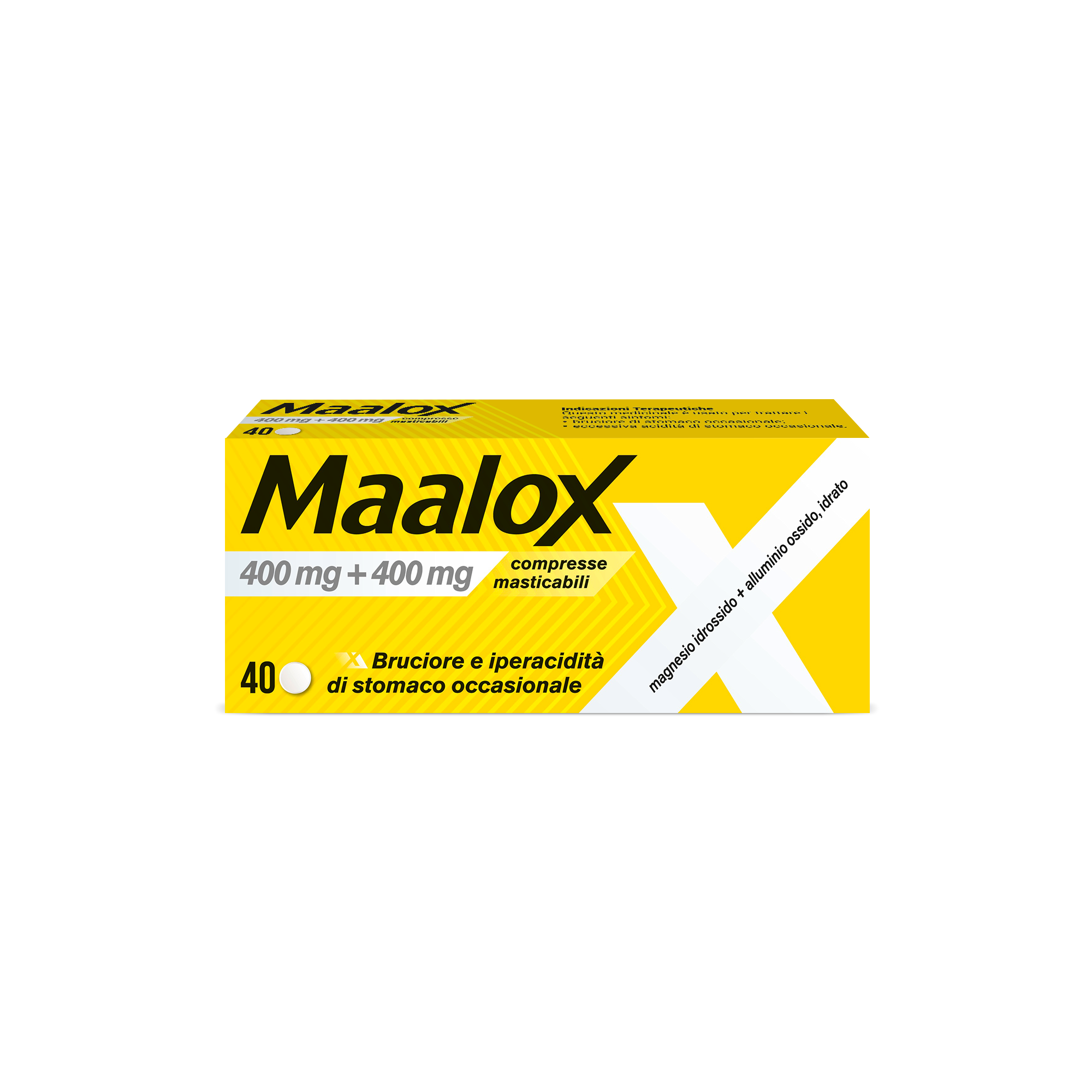 MAALOX*40CPR MAST 400MG+400MG - farmacialombardia.it