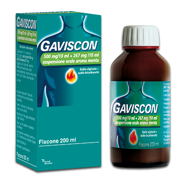 GAVISCON*OS 500+267MG/10ML MEN - farmacialombardia.it