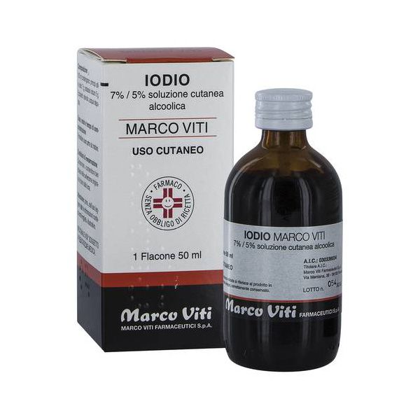 IODIO SOL ALCO I MV*50ML - farmacialombardia.it