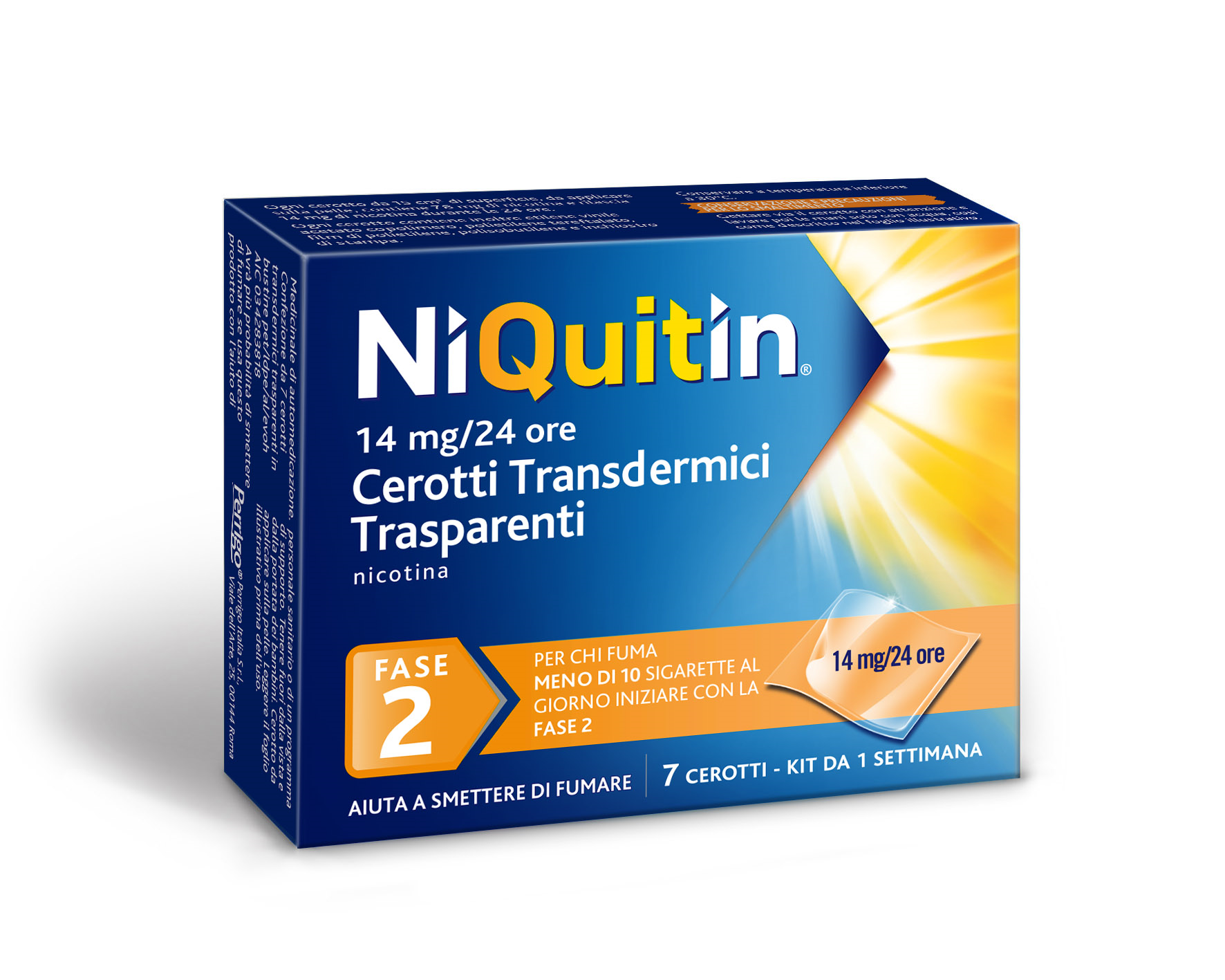 NIQUITIN*7CER TRANSD 14MG/24H - farmacialombardia.it
