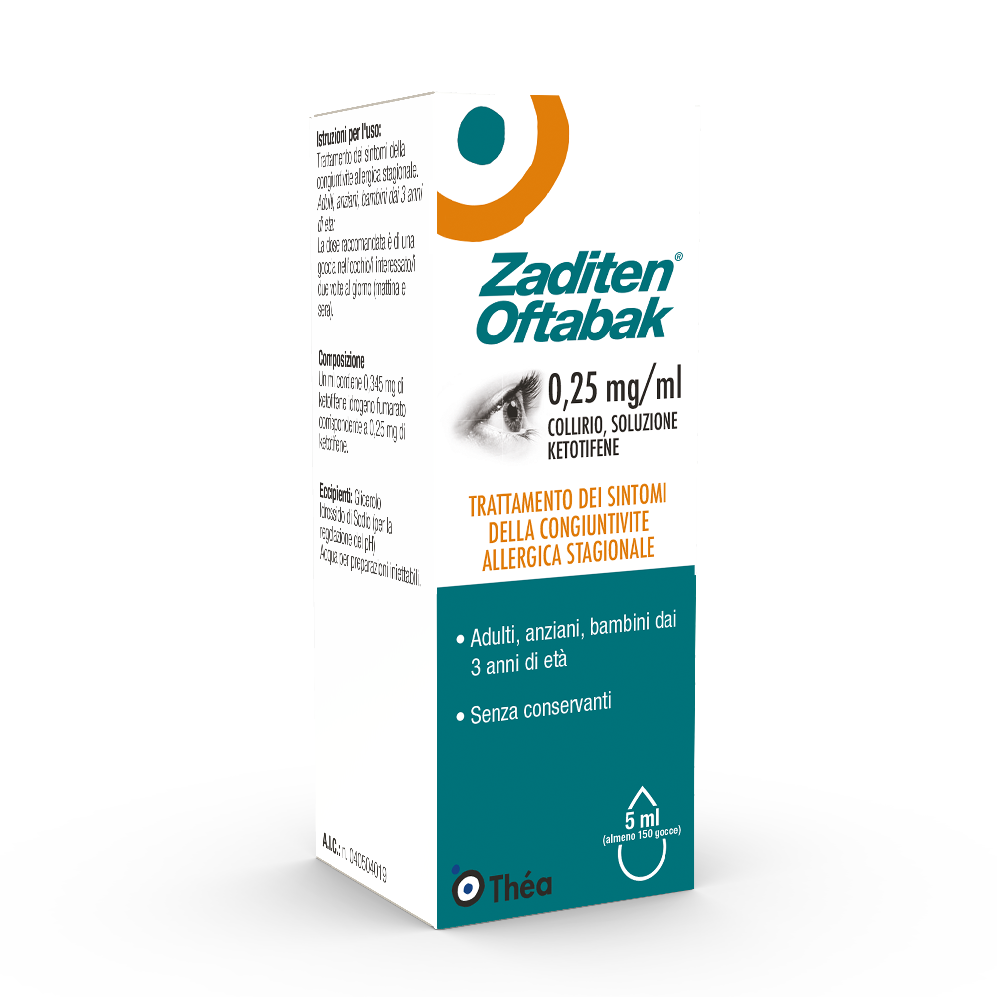 ZADITEN OFTABAK*COLLIRIO FL5ML - farmacialombardia.it