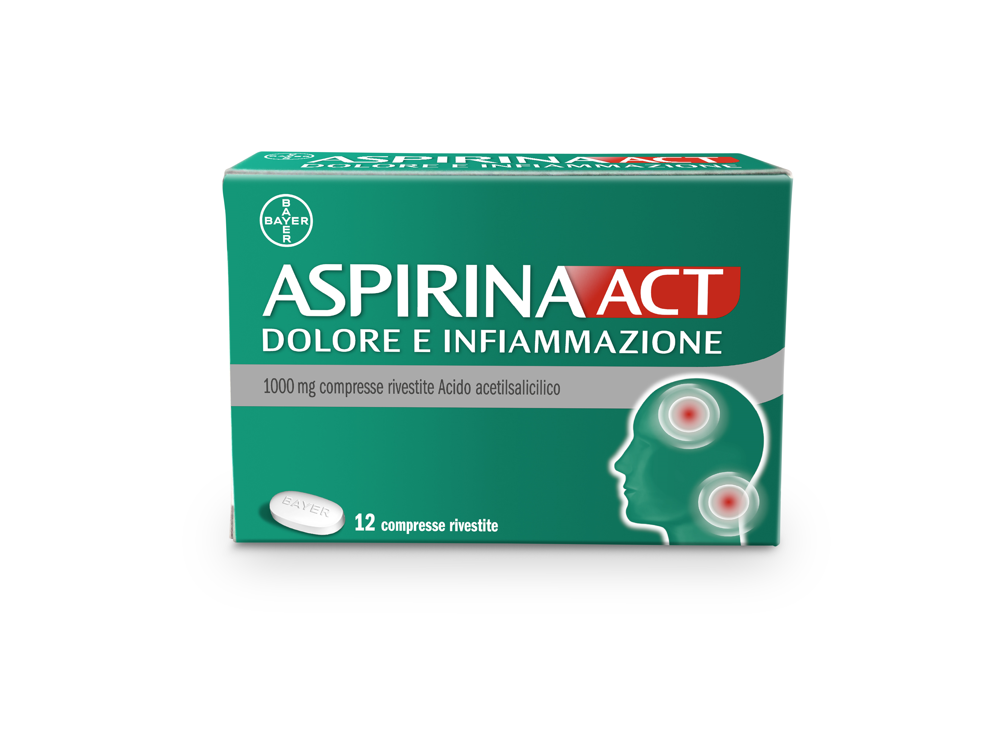 ASPIRINAACT DOL INF*12CPR 1G - farmacialombardia.it