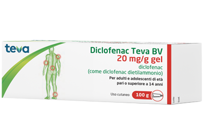DICLOFENAC TEVA*GEL100G 20MG/G - farmacialombardia.it