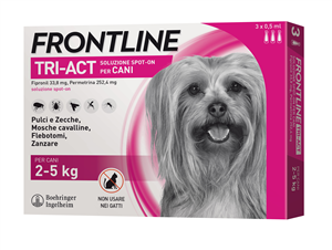 FRONTLINE TRI-ACT*3PIP 2-5KG - farmacialombardia.it