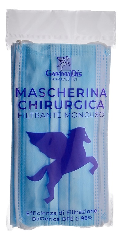 MASCHERINA CHIRURGICA 3 PEZZI GAMMADIS - farmacialombardia.it