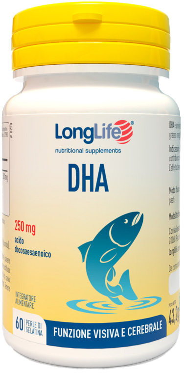 LONGLIFE DHA 250 MG 60 PERLE - farmacialombardia.it