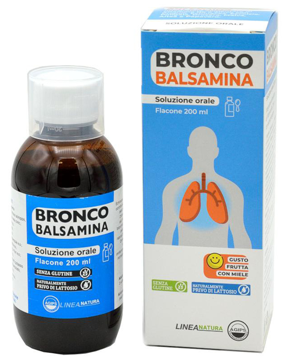 BRONCOBALSAMINA SOLUZIONE ORALE 200 ML GUSTO FRUTTA CON MIELE - farmacialombardia.it