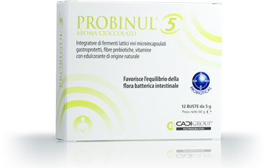 PROBINUL 5 12 BUSTINE 5 G AROMA CIOCCOLATO - farmacialombardia.it