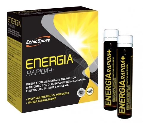 ETHICSPORT ENERGIA RAPIDA+ 10 FLACONCINI 25 ML - farmacialombardia.it