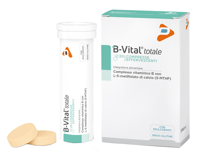 B-VITAL TOTALE ARANCIA 2 TUBI 10 COMPRESSE EFFERVESCENTI - farmacialombardia.it
