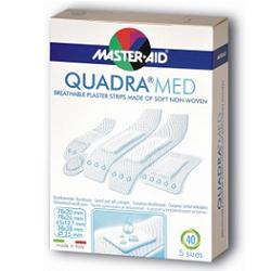 CEROTTO MASTER-AID QUADRA DERMOATTIVO FORMATI ASSORTITI 20 PEZZI - farmacialombardia.it