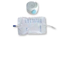 SACCA RACCOGLI URINA DA GAMBA PER INCONTINENZA IN PVC 750 ML TUBO RACCORDO DIRITTO 10 CM+RUBINETTO SCARICO+VALVOLA ANTIREFLUSSO+2 FASCE A BOTTONI 10 PEZZI - farmacialombardia.it