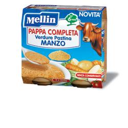 MELLIN PAPPA COMPLETA MANZO 250 G 2 PEZZI - farmacialombardia.it