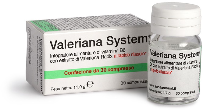 VALERIANA SYSTEM 30 COMPRESSE - farmacialombardia.it