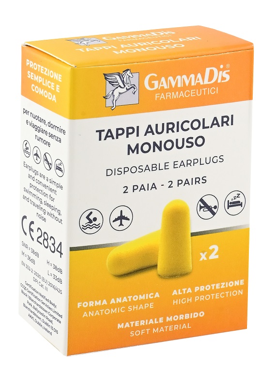 TAPPO AURICOLARE EAR GOMMAPIUMA 4 PEZZI GAMMADIS - farmacialombardia.it