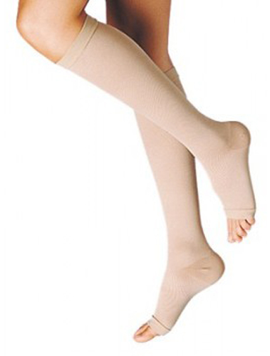 GAMBALETTO TERAPEUTICO DUALSAN A COMPRESSIONE DECRESCENTE KKL2 PUNTA APERTA BEIGE UNISEX 1 1 PAIO - farmacialombardia.it