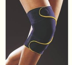 GINOCCHIERA ELASTICA REGOLABILE NEW EDGE 020 BLU REGULAR - farmacialombardia.it