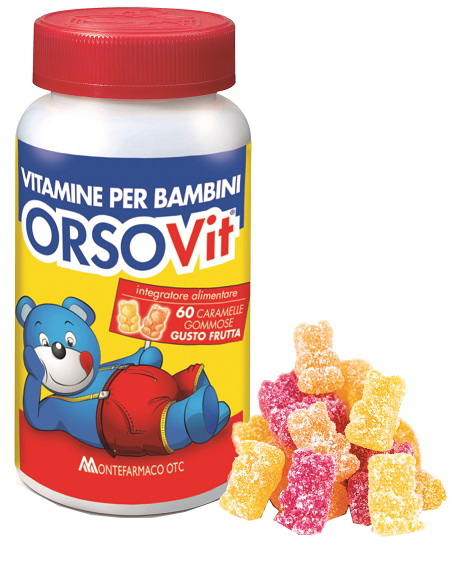 ORSOVIT CARAMELLE GOMMOSE VITAMINA BB SENZA GLUTINE 60 PEZZI - farmacialombardia.it