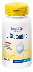 LONGLIFE L-GLUTAMINE 100 CAPSULE DI GELATINA DA 620 MG - farmacialombardia.it