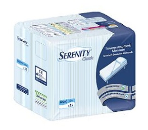 TRAVERSA SALVAMATERASSO PER INCONTINENZA SERENITY CLASSIC RIMBOCCABILE MISURA 80X180CM 30 PEZZI - farmacialombardia.it