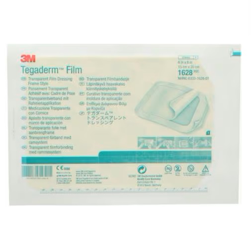MEDICAZIONE IN PELLICOLA TRASPARENTE IMPERMEABILE TEGADERM CON SISTEMA DI APPLICAZIONE A CORNICE MISURA 15X20 CM 10 PEZZI - farmacialombardia.it