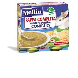 MELLIN PAPPA COMPLETA CONIGLIO 250 G 2 PEZZI - farmacialombardia.it