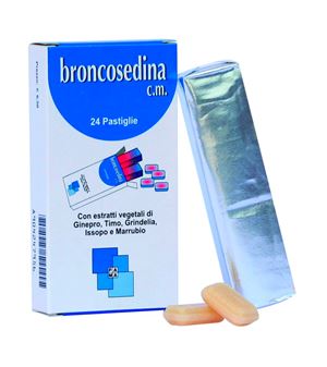 BRONCOSEDINA CM 24 PASTIGLIE 70 G - farmacialombardia.it
