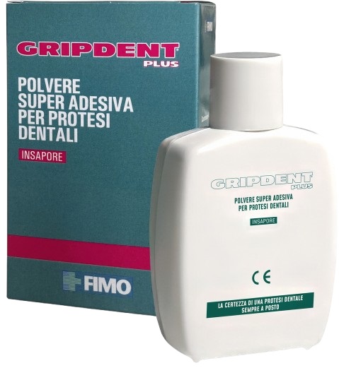 GRIPDENT PLUS POLVERE SUPER ADESIVA PER PROTESI DENTALI 40 G - farmacialombardia.it