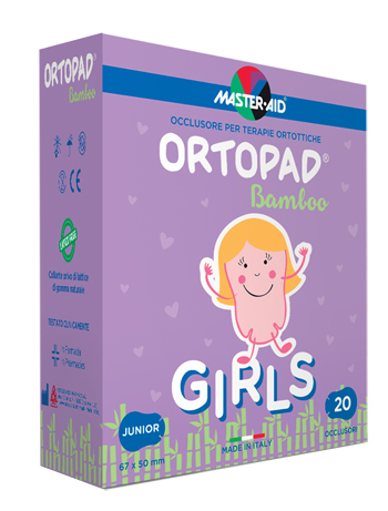 CEROTTO OCULARE PER ORTOTTICA ORTOPAD GIRLS M 5,4X7,6 20 PEZZI - farmacialombardia.it
