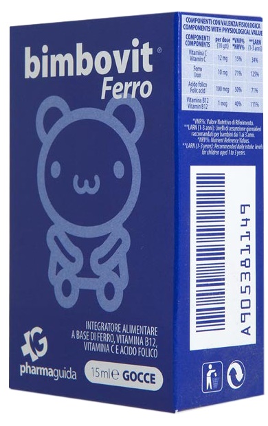 BIMBOVIT FERRO GOCCE 15 ML - farmacialombardia.it