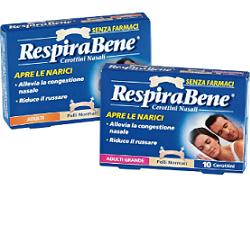 CEROTTO NASALE CLASSICO ADULTI RESPIRA BENE 10 PEZZI - farmacialombardia.it