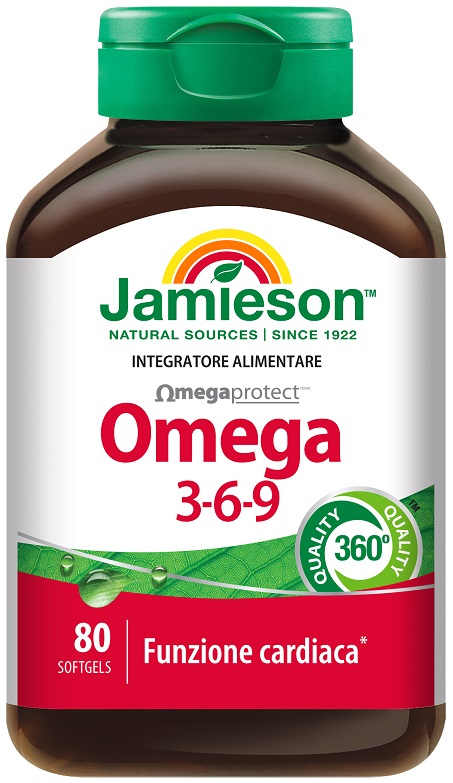 JAMIESON OMEGA 3-6-9 80 SOFTGELS - farmacialombardia.it