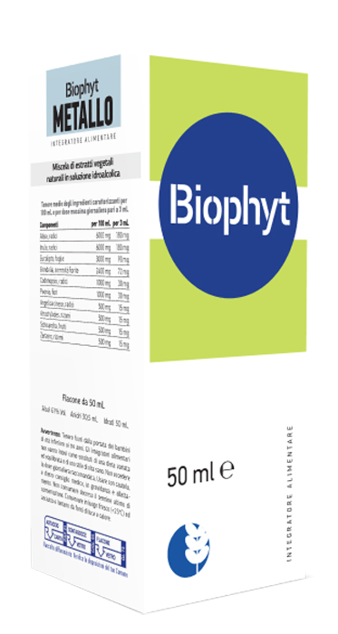 BIOPHYT METALLO 50 ML SOLUZIONE IDROALCOLICA - farmacialombardia.it