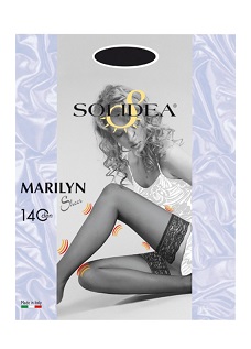 MARILYN 140 SHEER CALZA AUTOREGGENTE CAMEL 3 - farmacialombardia.it