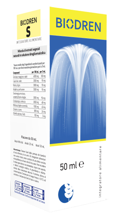 BIODREN S SOLUZIONE IDROALCOLICA 50 ML - farmacialombardia.it