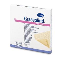 GARZA PARAFFINATA GRASSOLIND 7,5X10CM 10 PEZZI - farmacialombardia.it