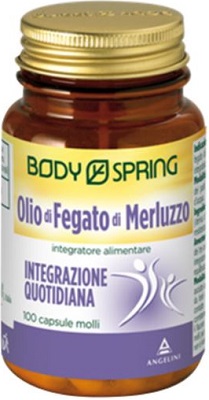 BODY SPRING OLIO MERLUZZO 100 CAPSULE - farmacialombardia.it