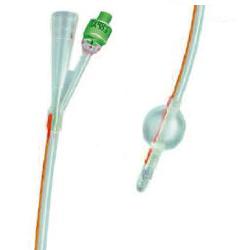 CATETERE FOLEY IN SILICONE TRASPARENTE A 2 VIE CON PALLONCINO 5-10ML DIAMETRO CH18 6,00MM LUNGHEZZA 40CM - farmacialombardia.it