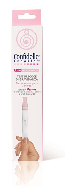 TEST PRECOCE DI GRAVIDANZA CONFIDELLE PROGRESS 1 PEZZO - farmacialombardia.it