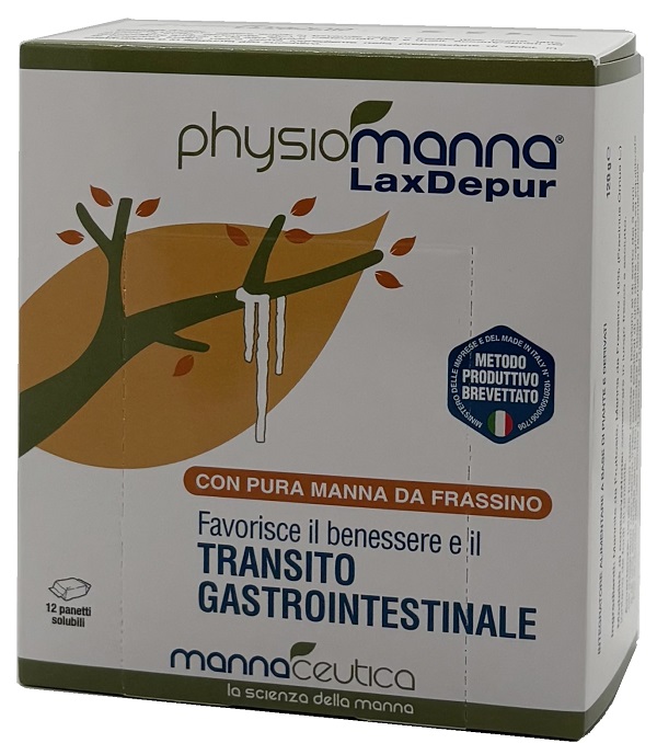 PHYSIOMANNA LAXDEPUR MANNITE DUFOUR 12 PANETTI SOLUBILI DA 10 G - farmacialombardia.it