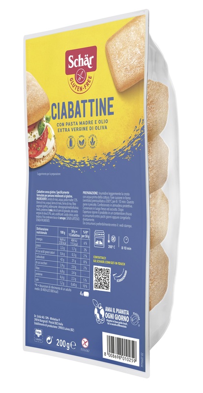 SCHAR CIABATTINA 200 G - farmacialombardia.it