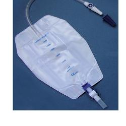 SACCA RACCOGLI URINA DA GAMBA PER INCONTINENZA 3 CAMERE COMFORT 500 ML STERILE IN PVC LATO RIVESTITO TNT CON TUBO DIRITTO 10 CM 8 PEZZI - farmacialombardia.it
