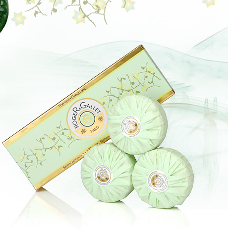 ROGER&GALLET THE VERT SAPONETTE 3X100 G - farmacialombardia.it