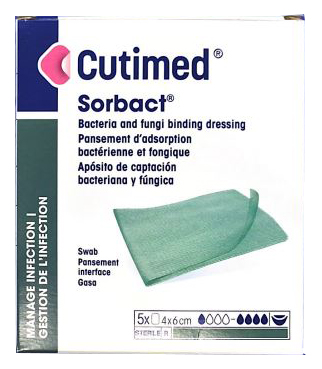 GARZA ASSORBENTE CUTIMED SORBACT 4X6CM 5 PEZZI - farmacialombardia.it