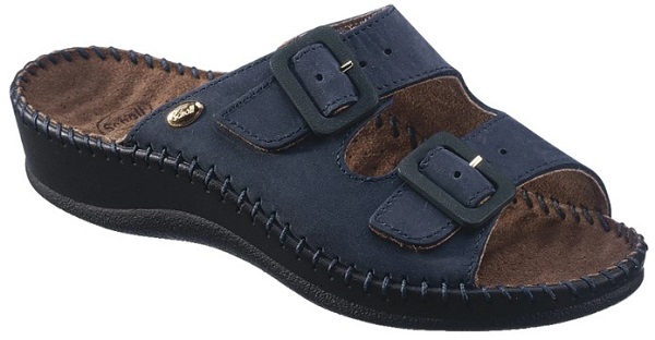 WEEKEND NUBUCK WOMENS MASSAGE NAVY BLUE 35 - farmacialombardia.it