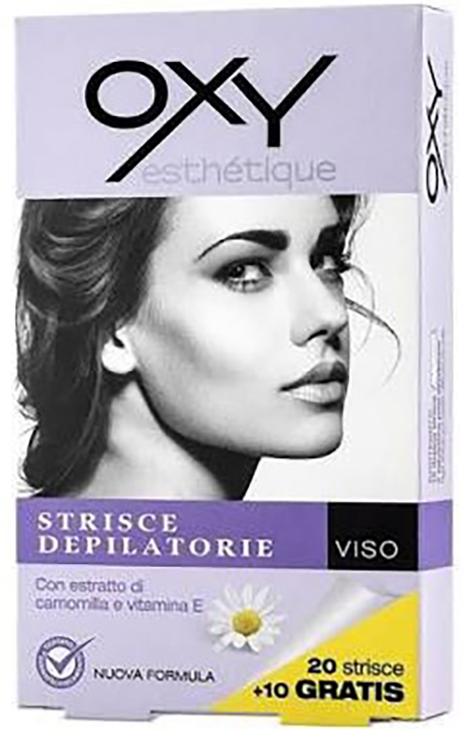 OXY STRISCE DEPILATORIE VISO 20 PEZZI - farmacialombardia.it