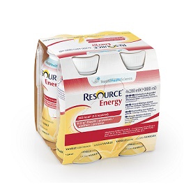 RESOURCE ENERGY VANIGLIA 4 BOTTIGLIE 200 ML NUOVO PACKAGING - farmacialombardia.it