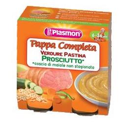 PLASMON OMOGENEIZZATO PAPPE PROSCIUTTO VERDURA PASTINA 190 G X 2 PEZZI - farmacialombardia.it